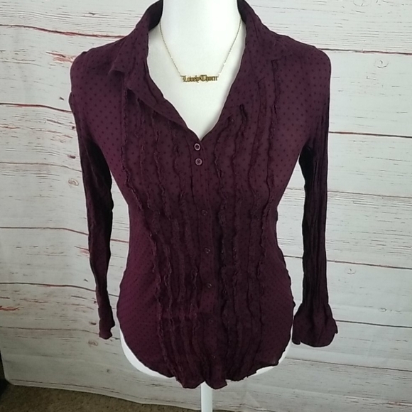 UO // cooperative polka dot ruffle bib top - Picture 8 of 13